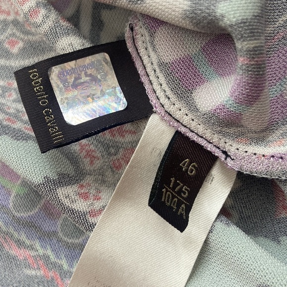 ROBERTO CAVALLI l Paisley Print Crewneck Dress - Picture 14 of 15